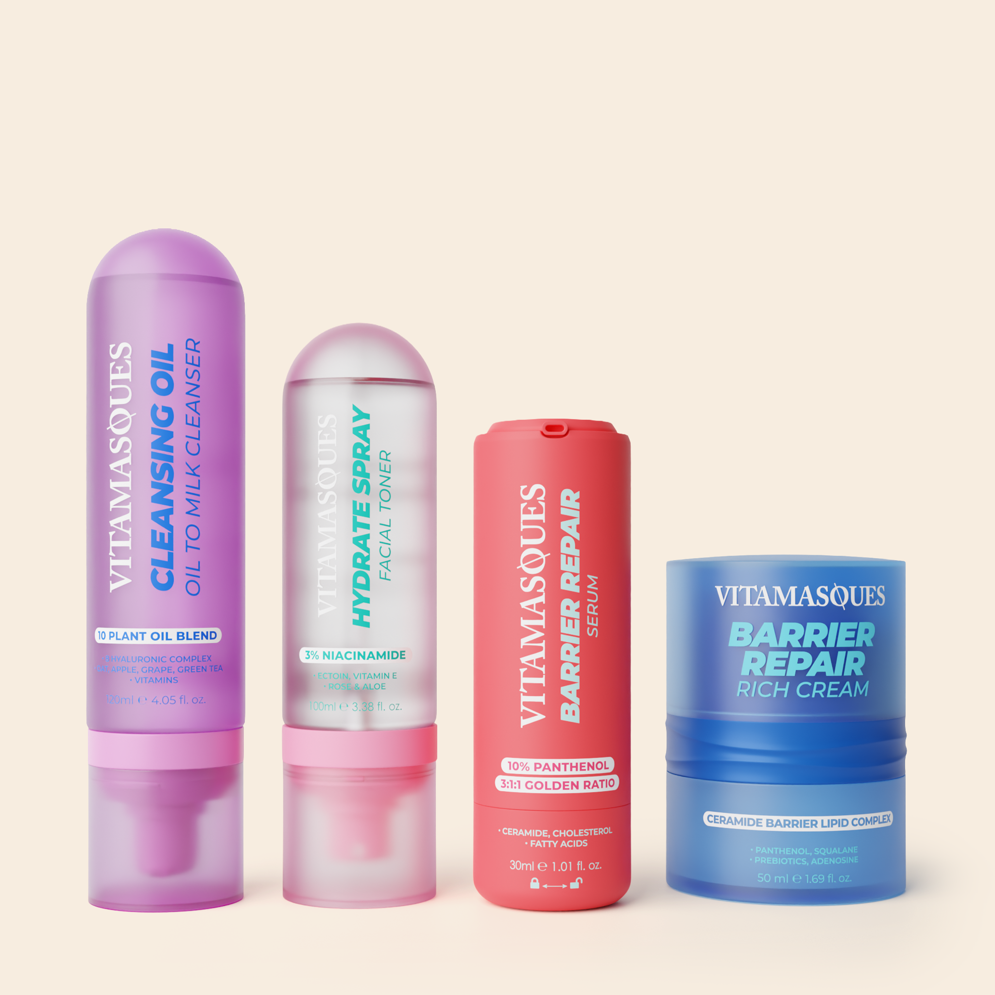 Barrier Repair Skincare Set for Hydrated, Healthy Skin