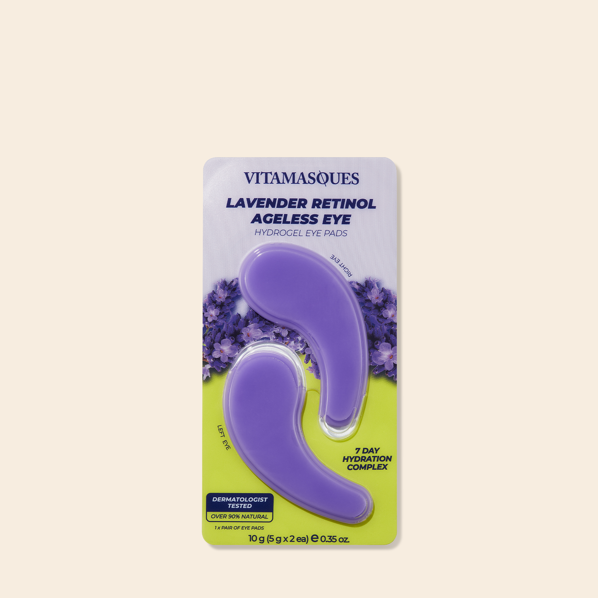 Lavender Retinol Ageless Eye Hydrogel Eye Pads