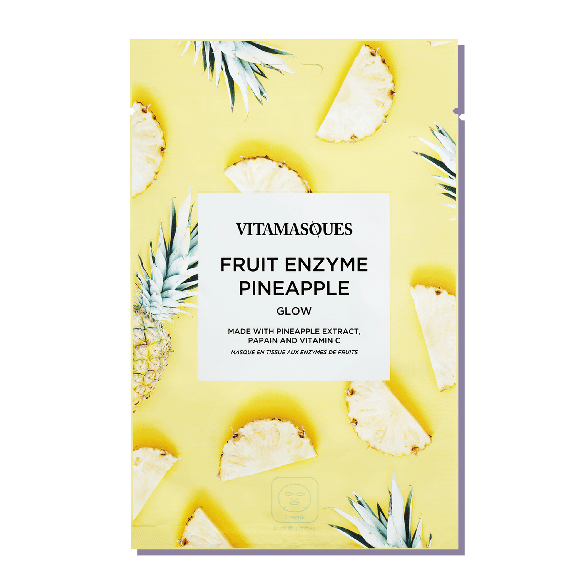 Pineapple Face Sheet Mask - Vitamasques