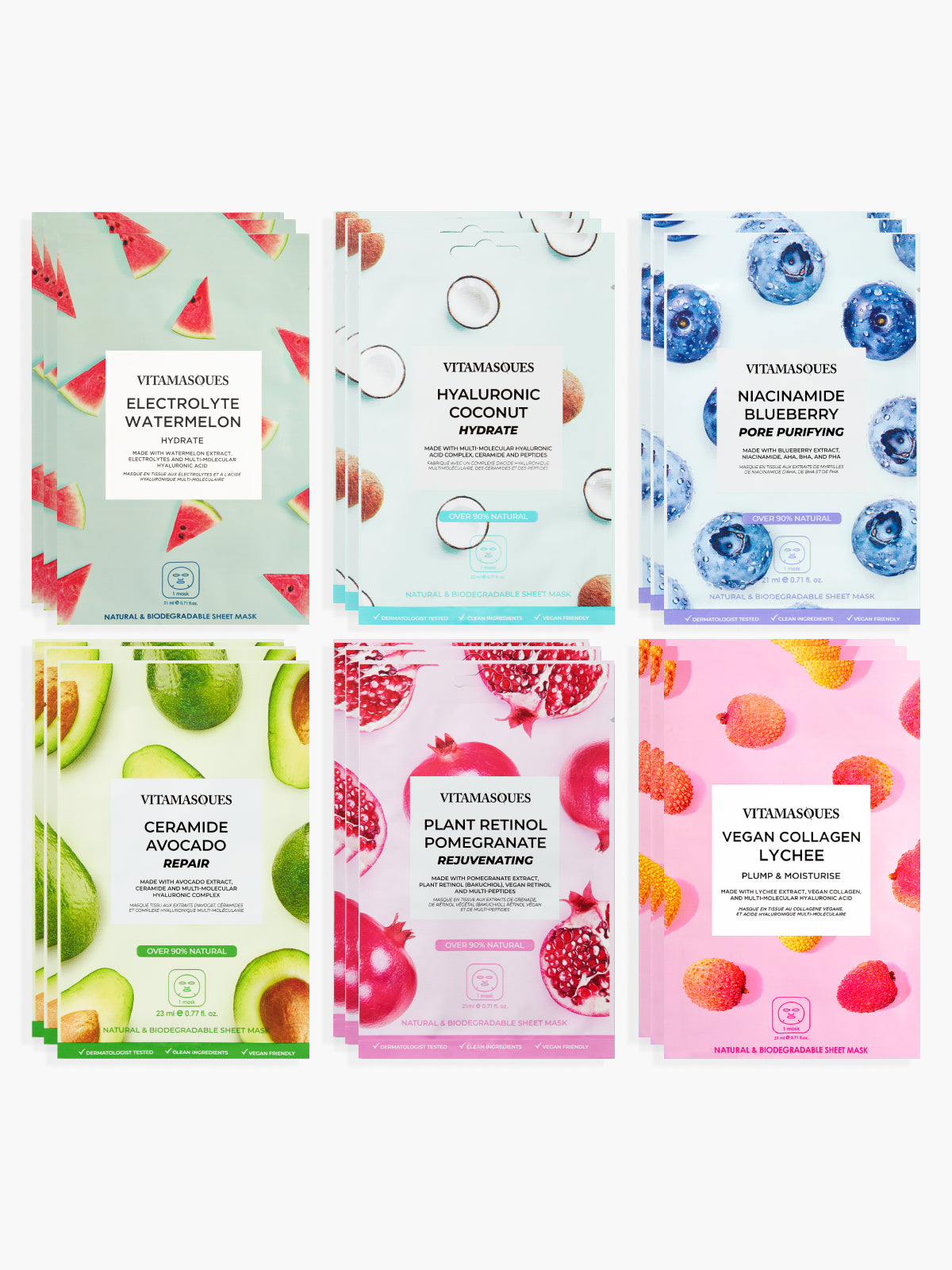 Juicy Face Sheet Mask Set