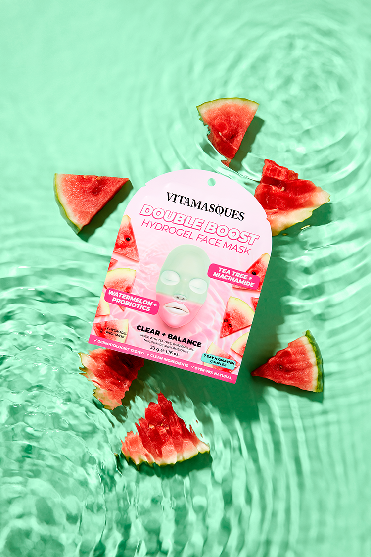 Double Boost Hydrogel Face Mask