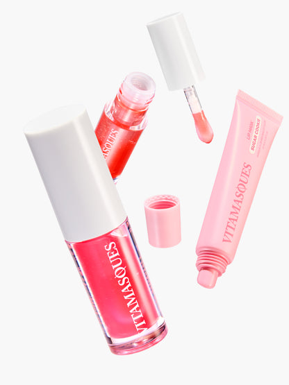 Glazed Lips Oil & Overnight Mask Set