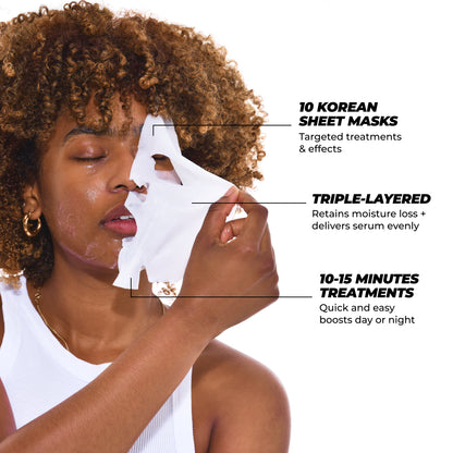 Korean Face Sheet Mask Box