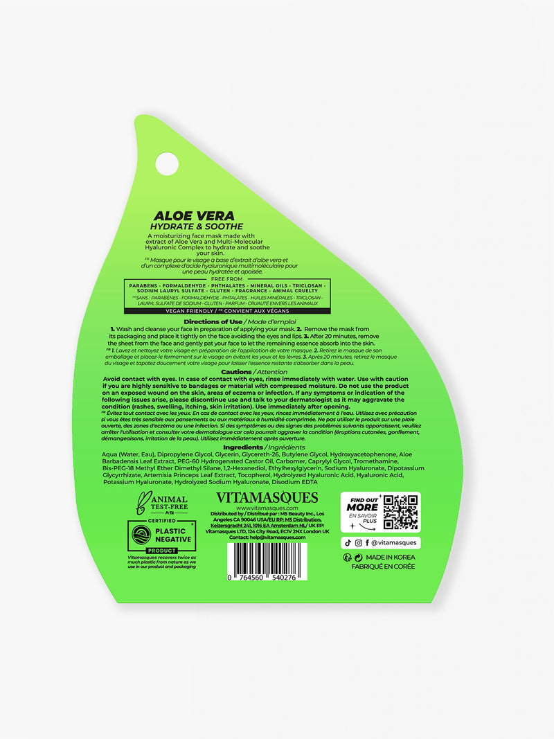 Aloe Vera Hydrate Soothe Sheet Mask