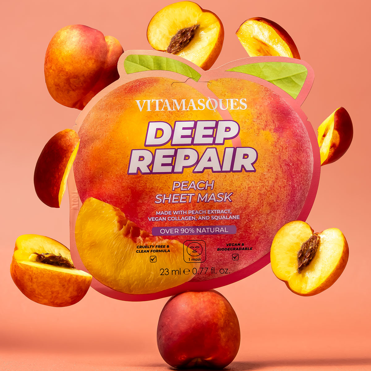 Deep Repair Peach Face Sheet Mask