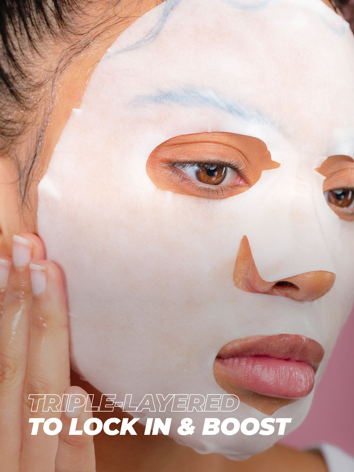 Milk Probiotic Strawberry Face Sheet Mask