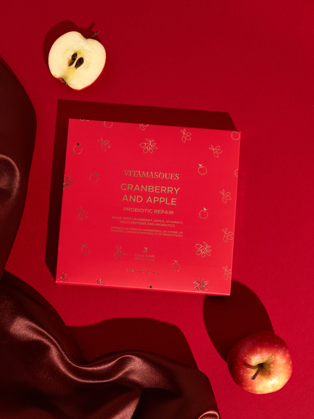 Cranberry and Apple Repair Face Mask Boxset