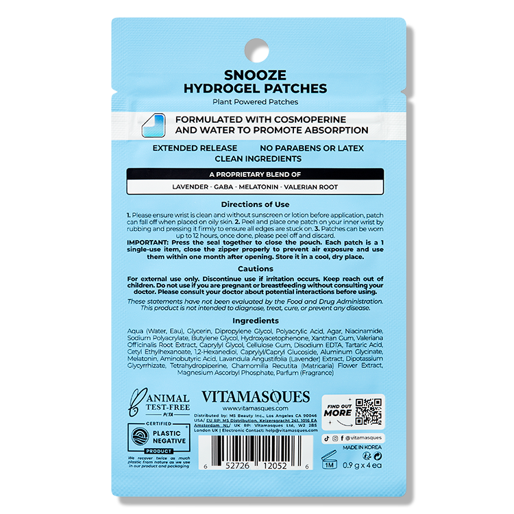 Snooze Wellness - Hydrogel Sleep Patches