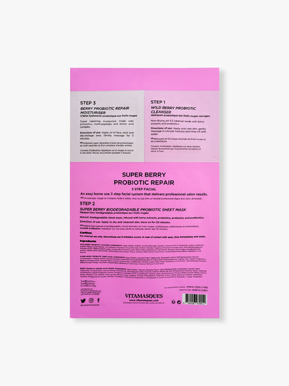 Super Berry Probiotic Repair 3-Step Facial