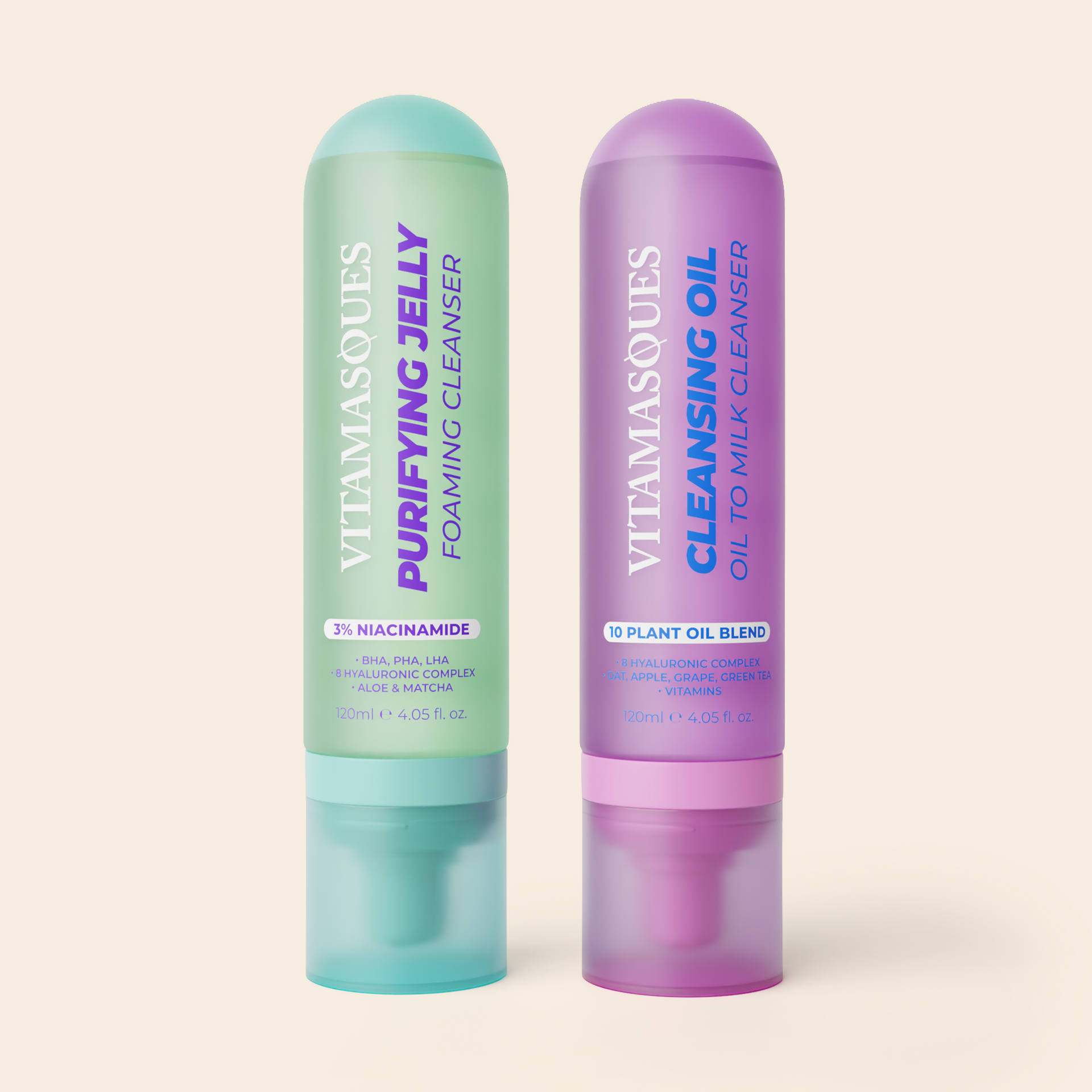 Double Cleanse Set for Clean, Radiant Skin | Vitamasques