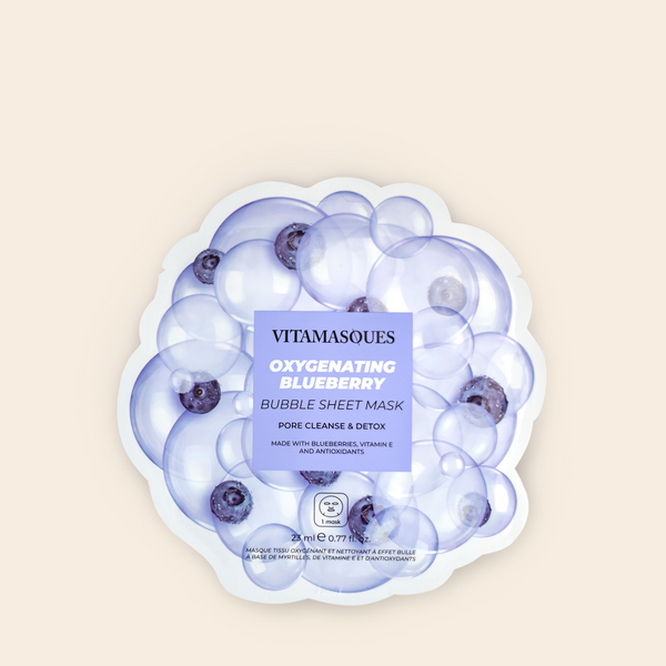 Oxygenating Blueberry Bubble Sheet Mask