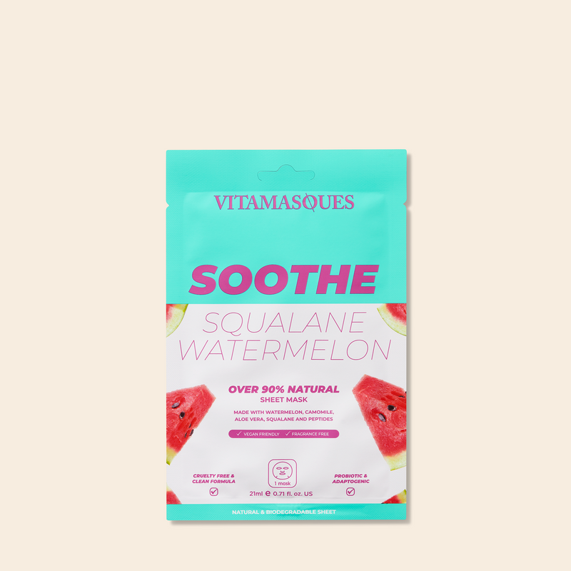 Soothe Squalane Watermelon Soothe Face Sheet Mask