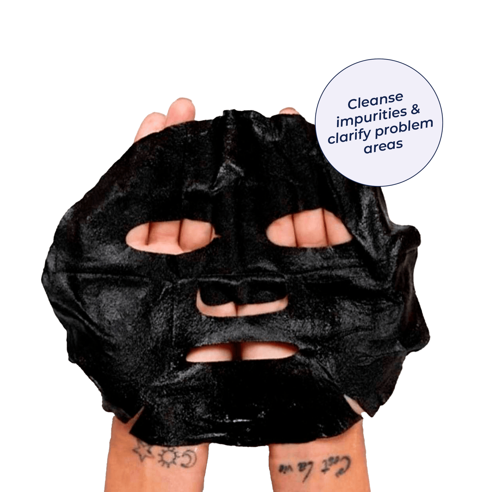 Bamboo Charcoal Face Sheet Mask - Vitamasques