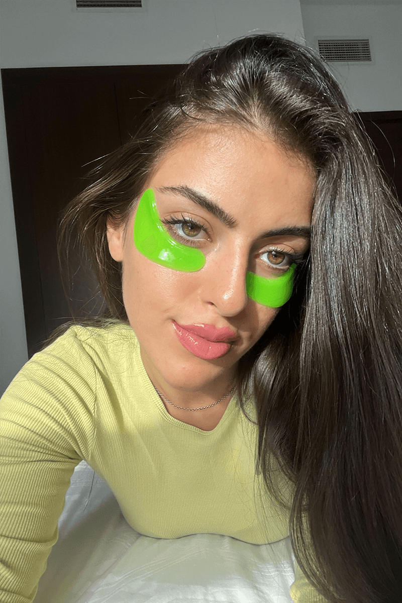 Vitamasques Hydrogel Bright Eye Green Caffeine Eye Pads