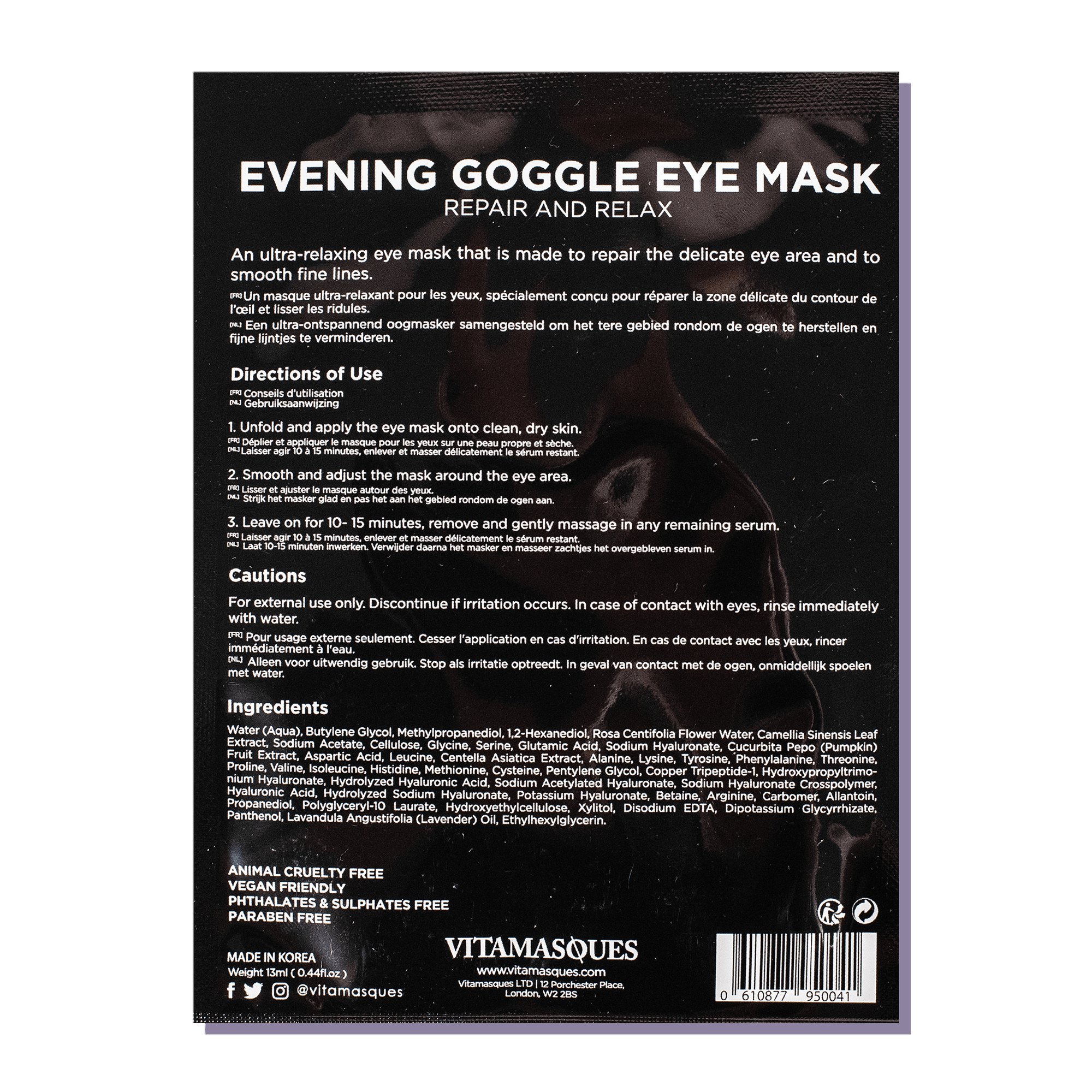 Evening Goggle Eye Mask - Vitamasques