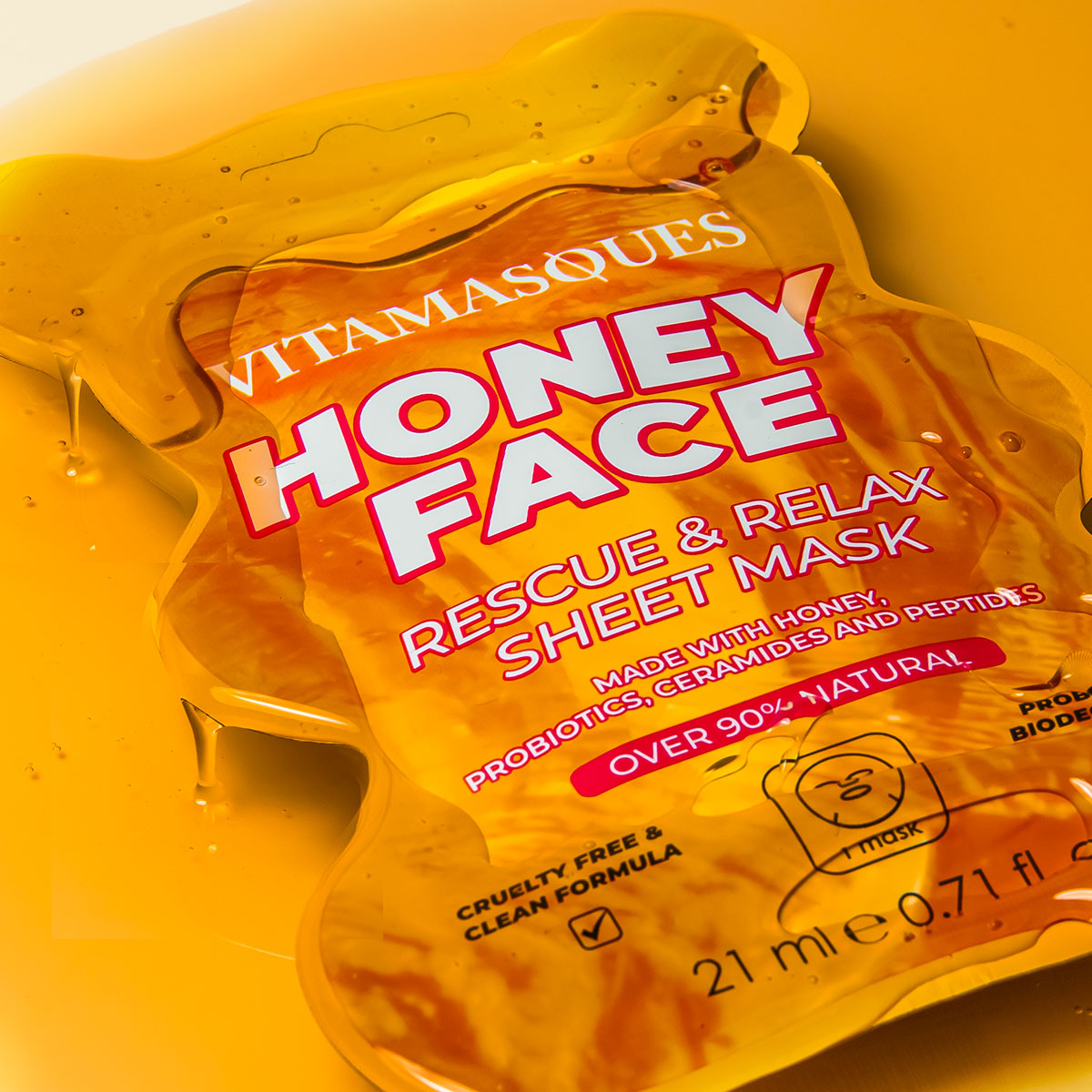 Honey Face Rescue & Relax Sheet Mask
