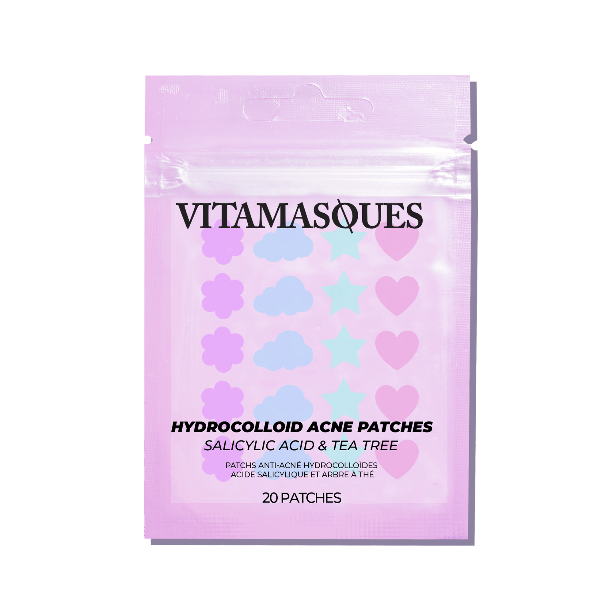 Hydrocolloid Acne Patches Salicylic & Tea Tree - Vitamasques