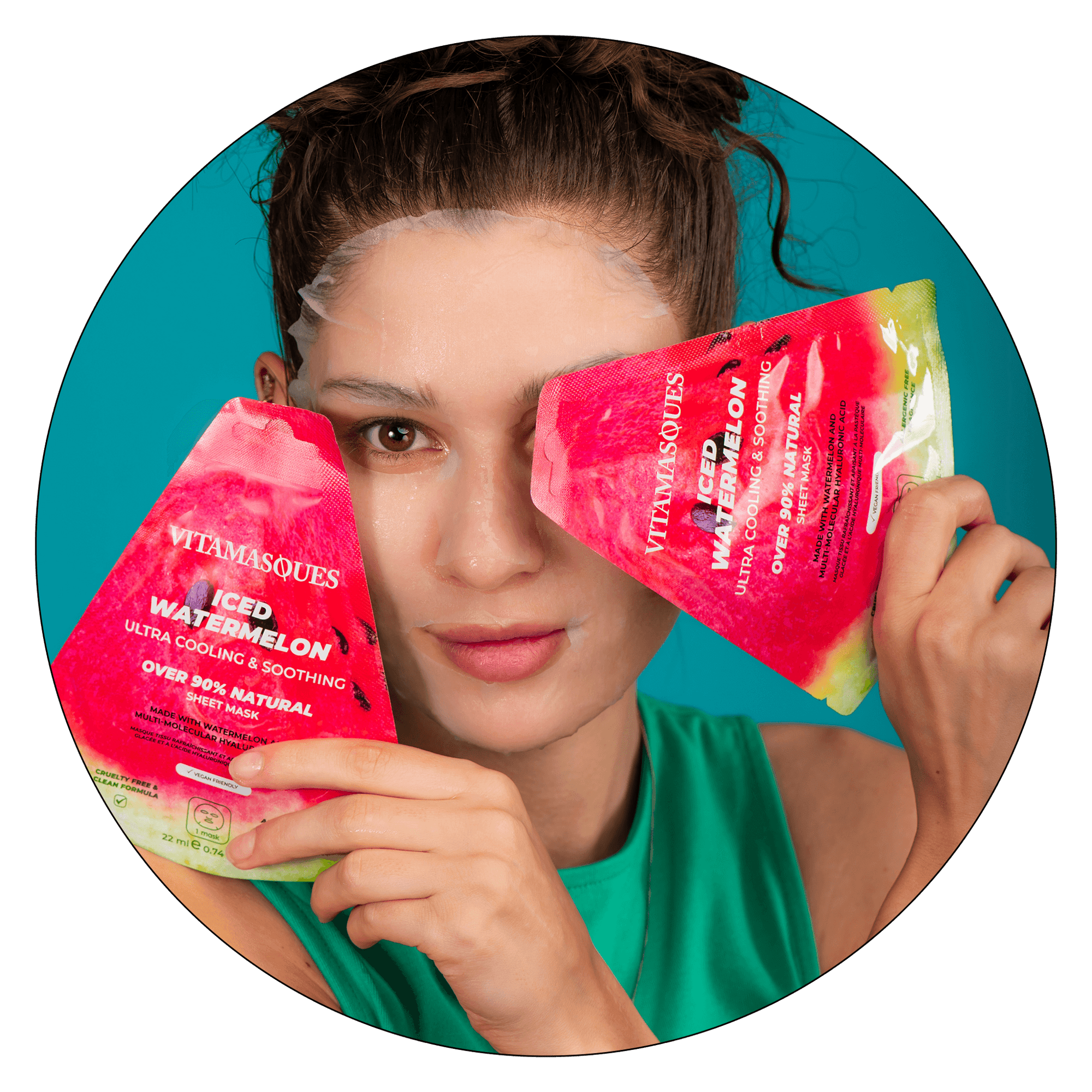 Iced Watermelon Sheet Mask - Vitamasques