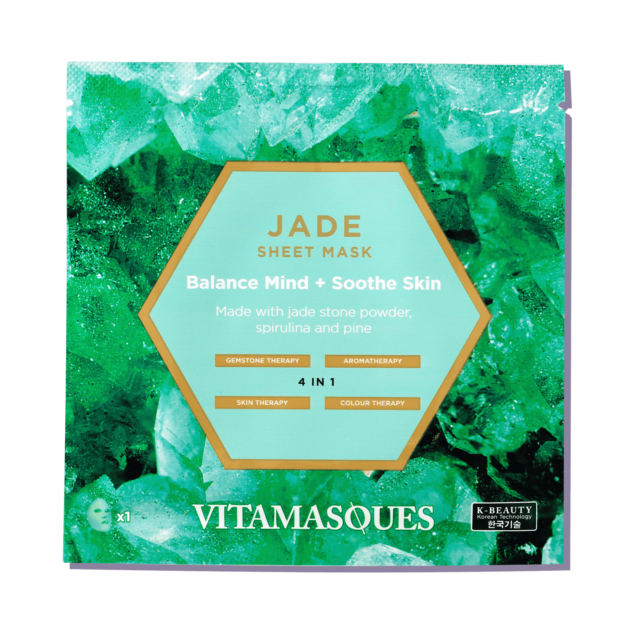Jade Sheet Face Mask - Vitamasques