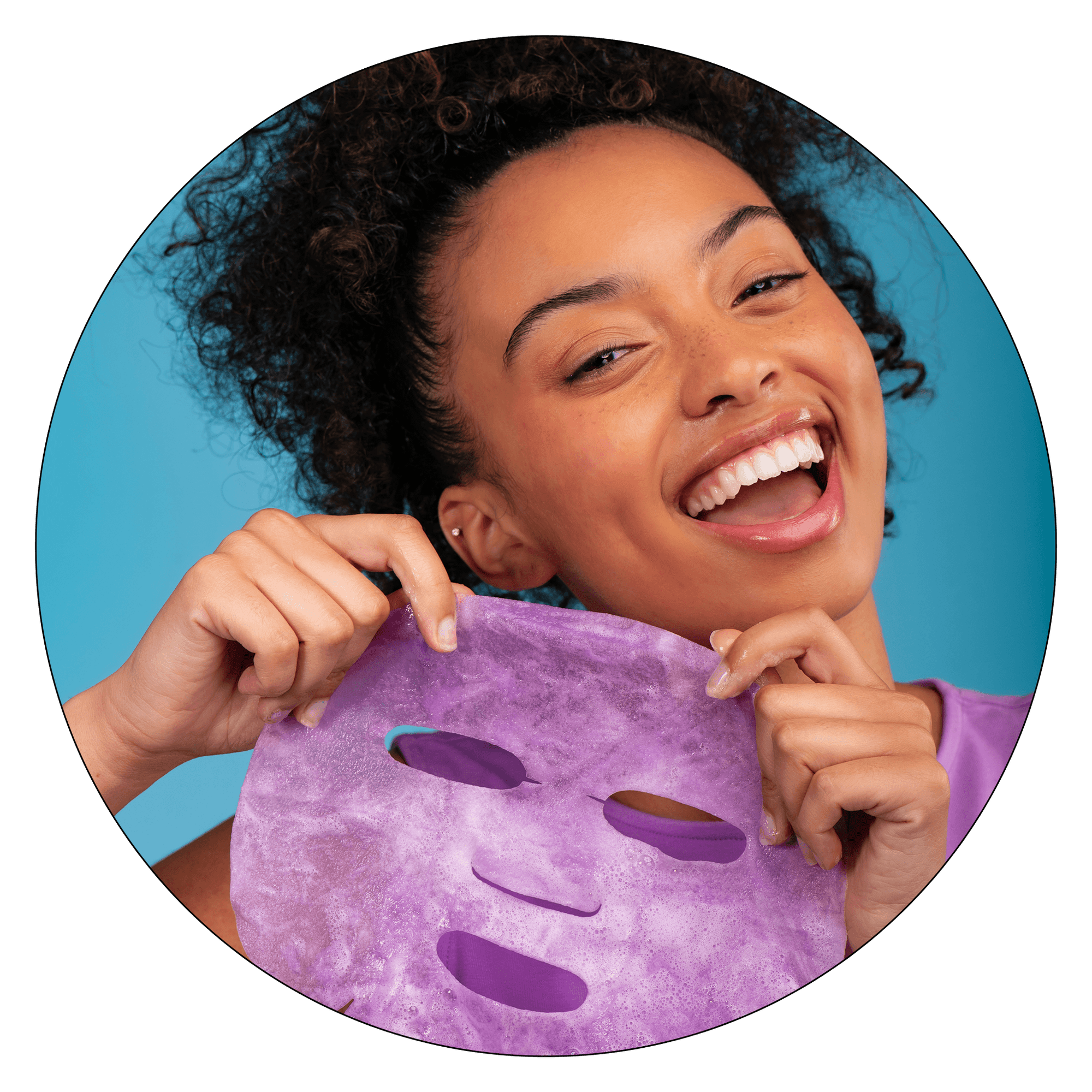 Oxygenating Blueberry Bubble Sheet Mask - Vitamasques