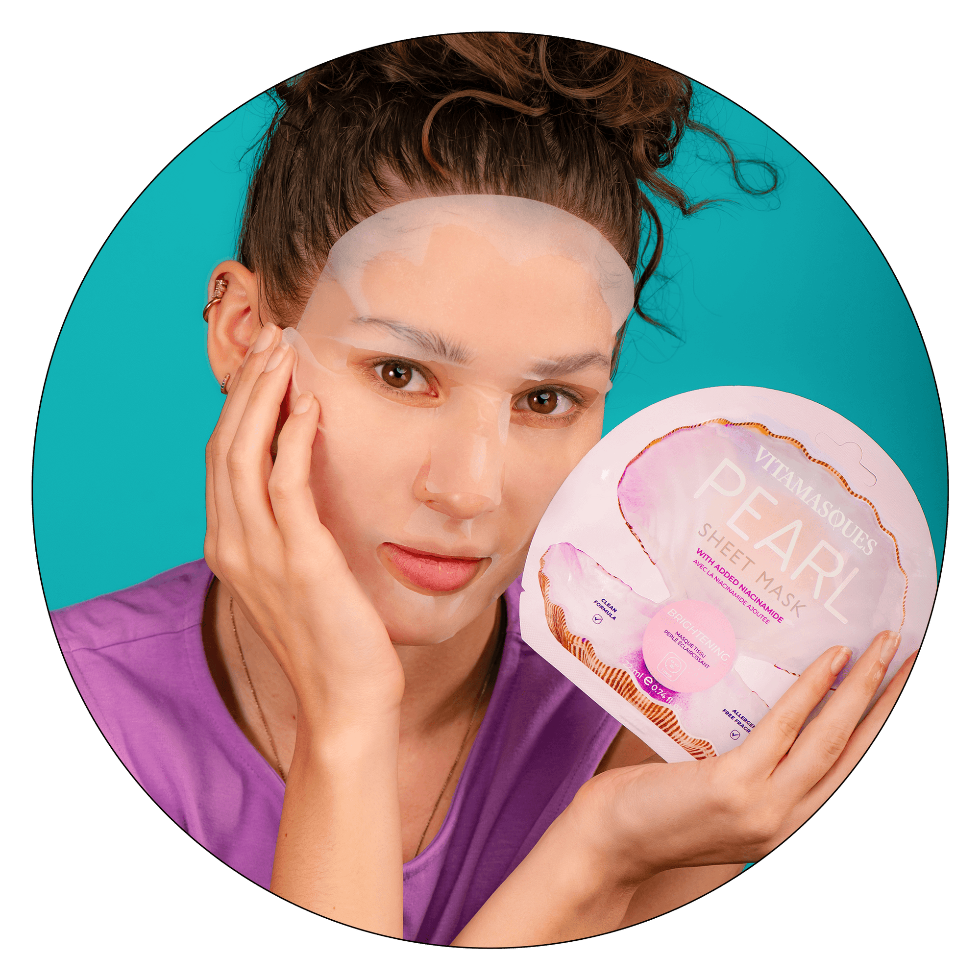 Pearl Face Sheet Mask - Vitamasques