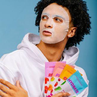 Plump Collagen Peach Face Sheet Mask - Vitamasques