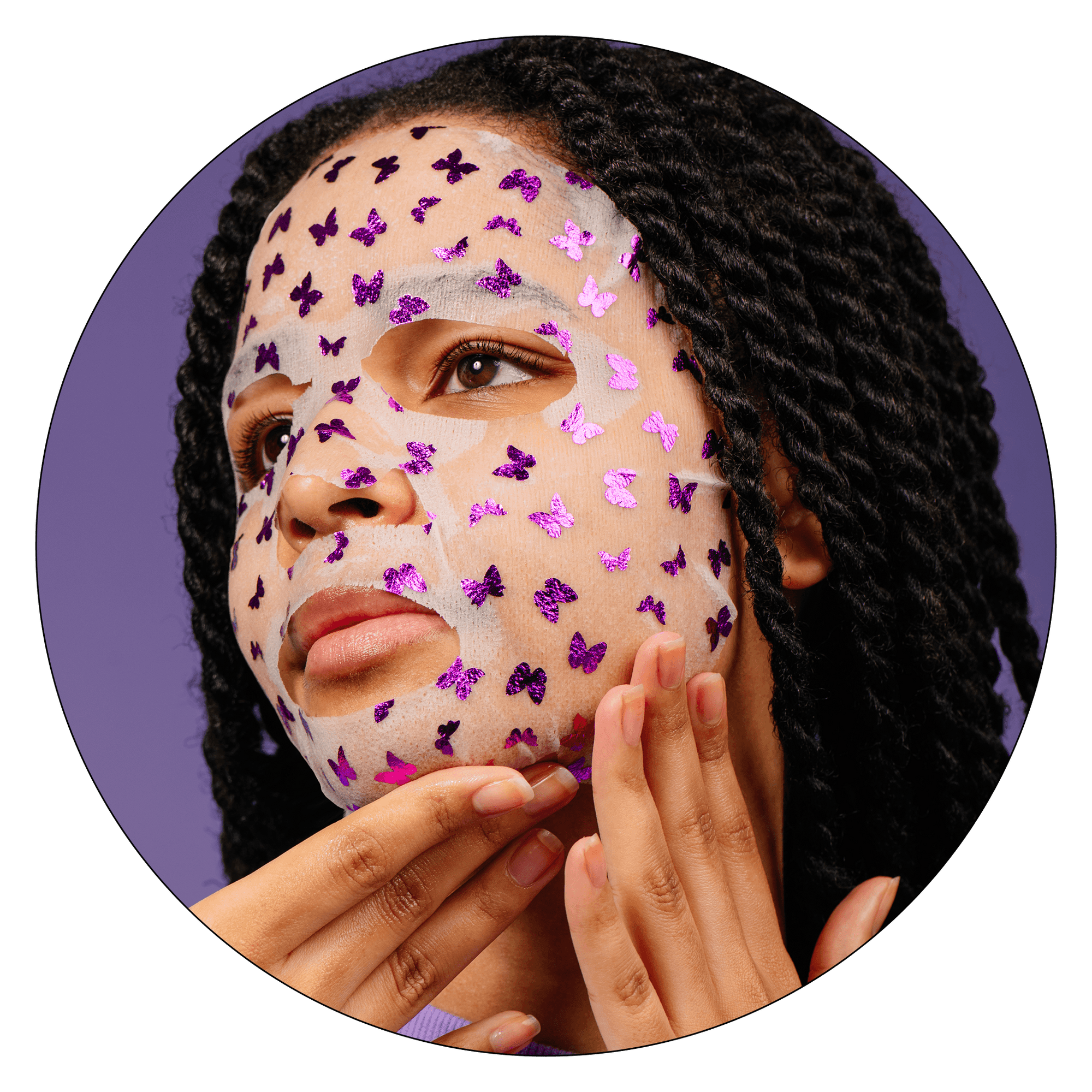 Power Hydrate Blossom Nectar Metallic Face Sheet Mask - Vitamasques