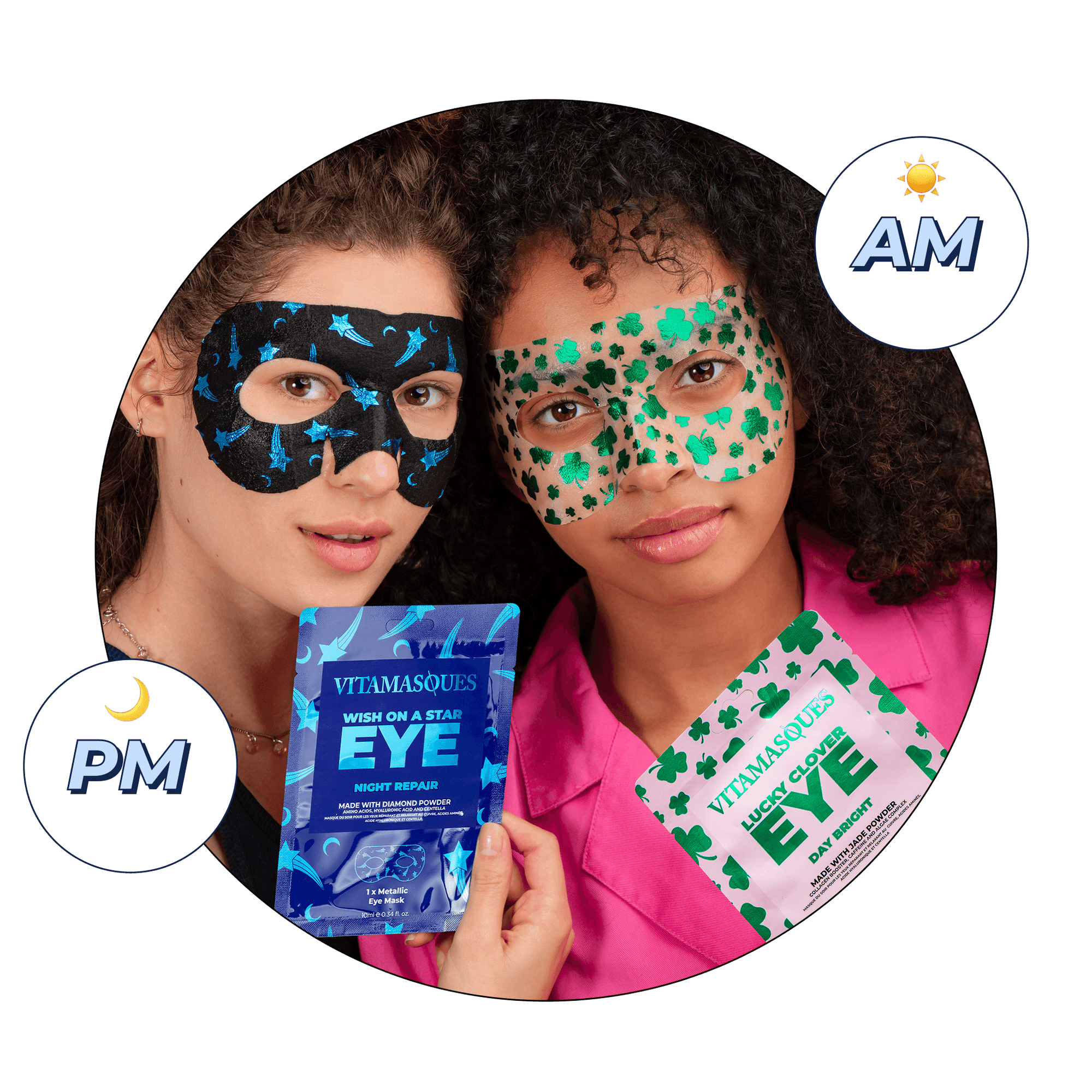 Wish On A Star Eye Night Repair Goggle Eye Sheet Mask - Vitamasques